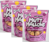 Lazy Dog Cookie Co. Mutt Mallows Soft Baked Dog Treats Maple Bacon Kisses 5 oz Bag
