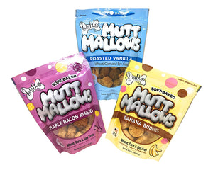 Lazy Dog Cookie Co. Mutt Mallows Soft Baked Dog Treats - Variety 3 pack