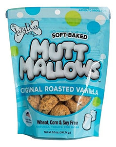 Lazy Dog Cookie Co. Mutt Mallows Soft Baked Dog Treats Original Roasted Vanilla -5 oz bag