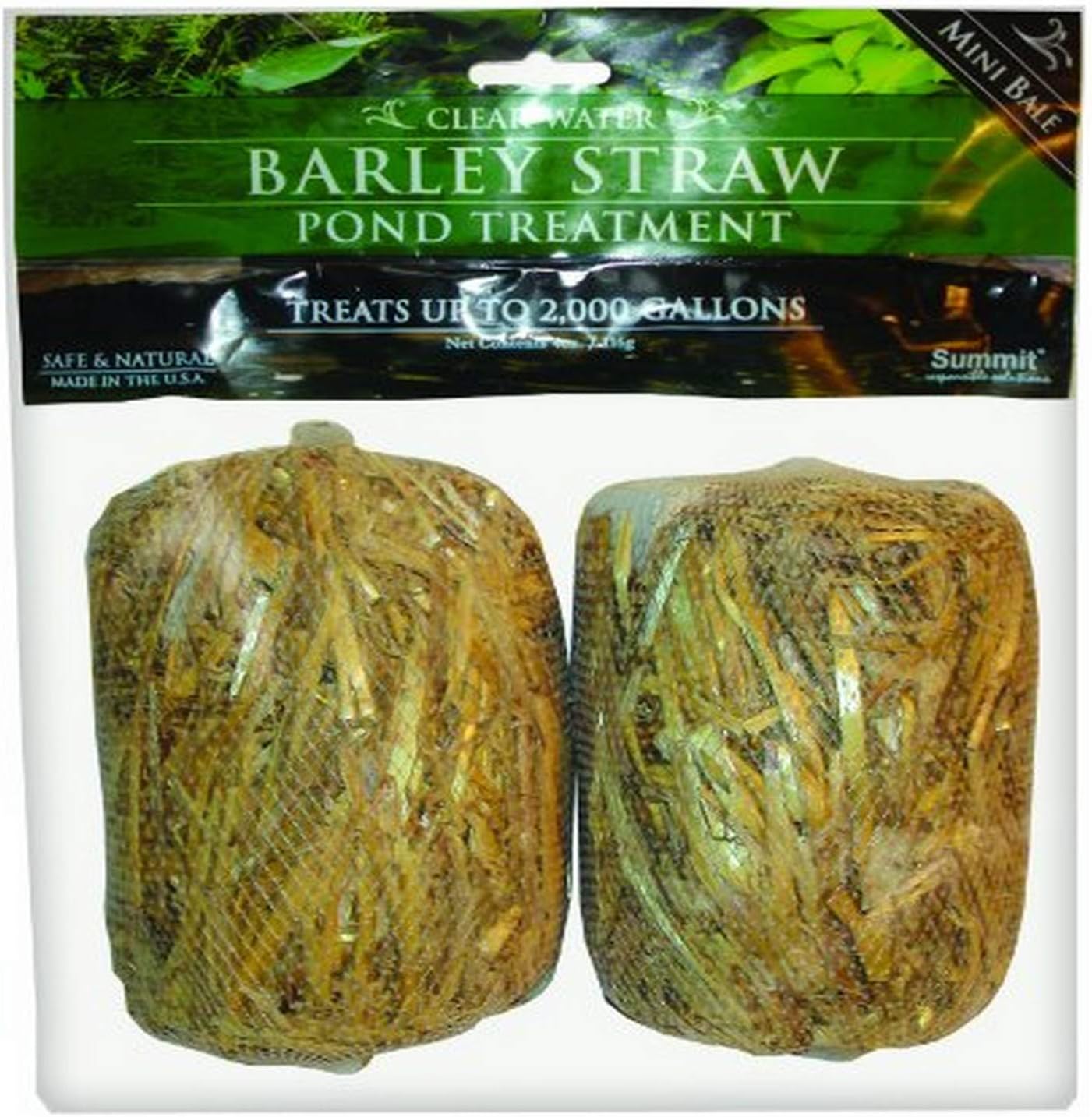 Straw Bales Pond Treatment